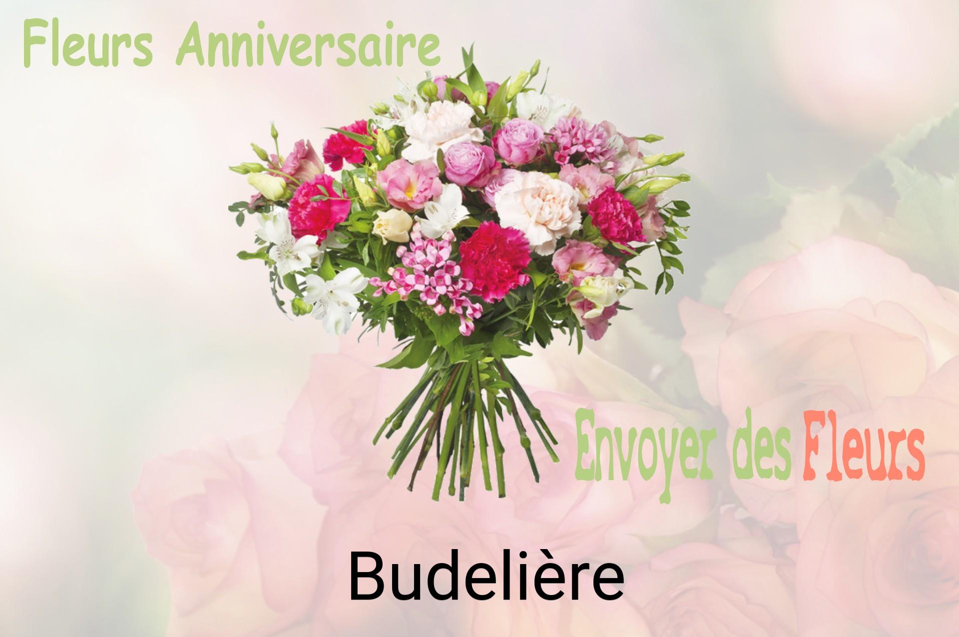 Bouquet de fleurs d’anniversaire livré à Budelière